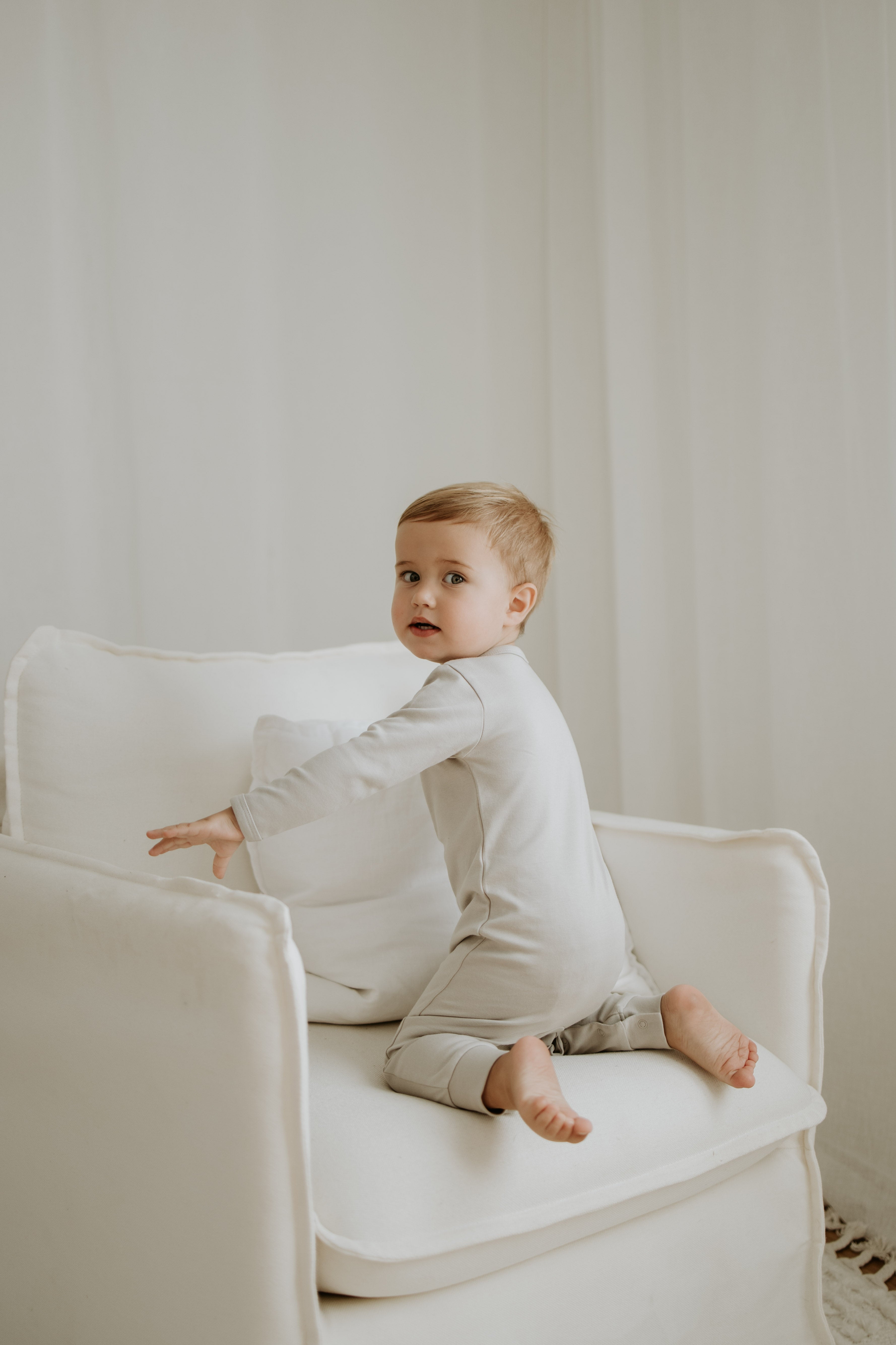Bodysuit - Crayon Grey