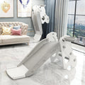 Kids Slide with Basket – Grey Indoor Play Set