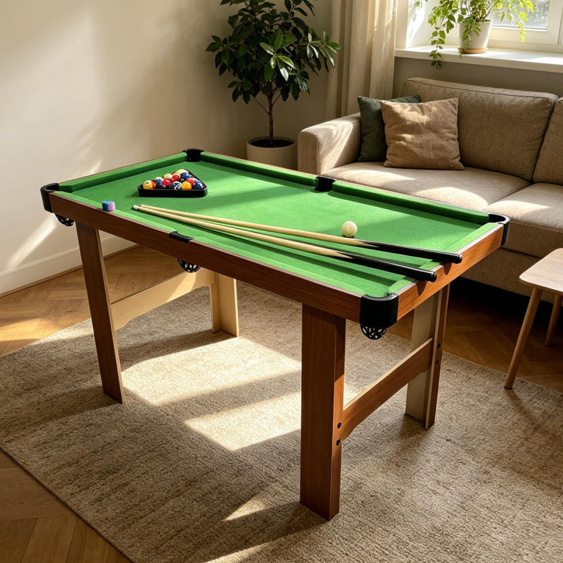Mini Pool Table Set 120cm By 61cm 72cm High Portable Billiards Game