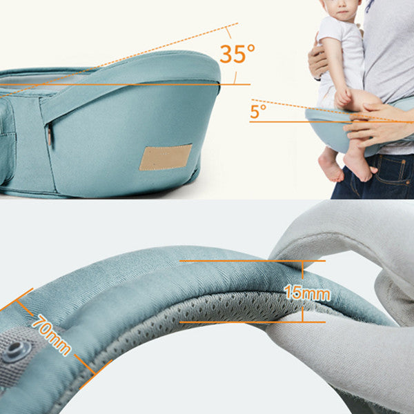 Infant Baby Carrier With Hip Seat Stool Backpack