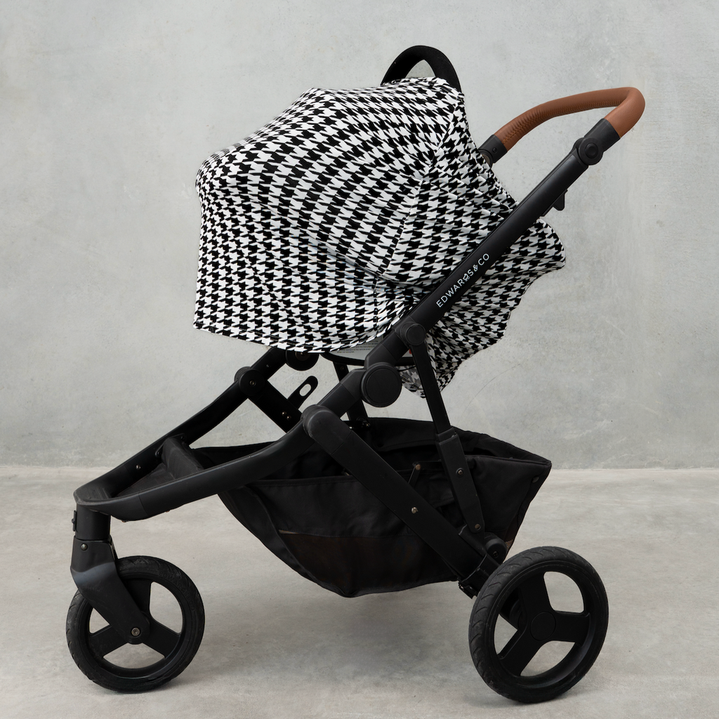 Black Houndstooth Multi-Use Cover