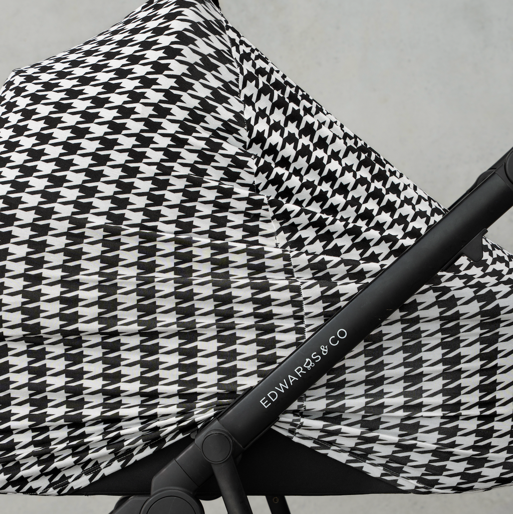 Black Houndstooth Multi-Use Cover