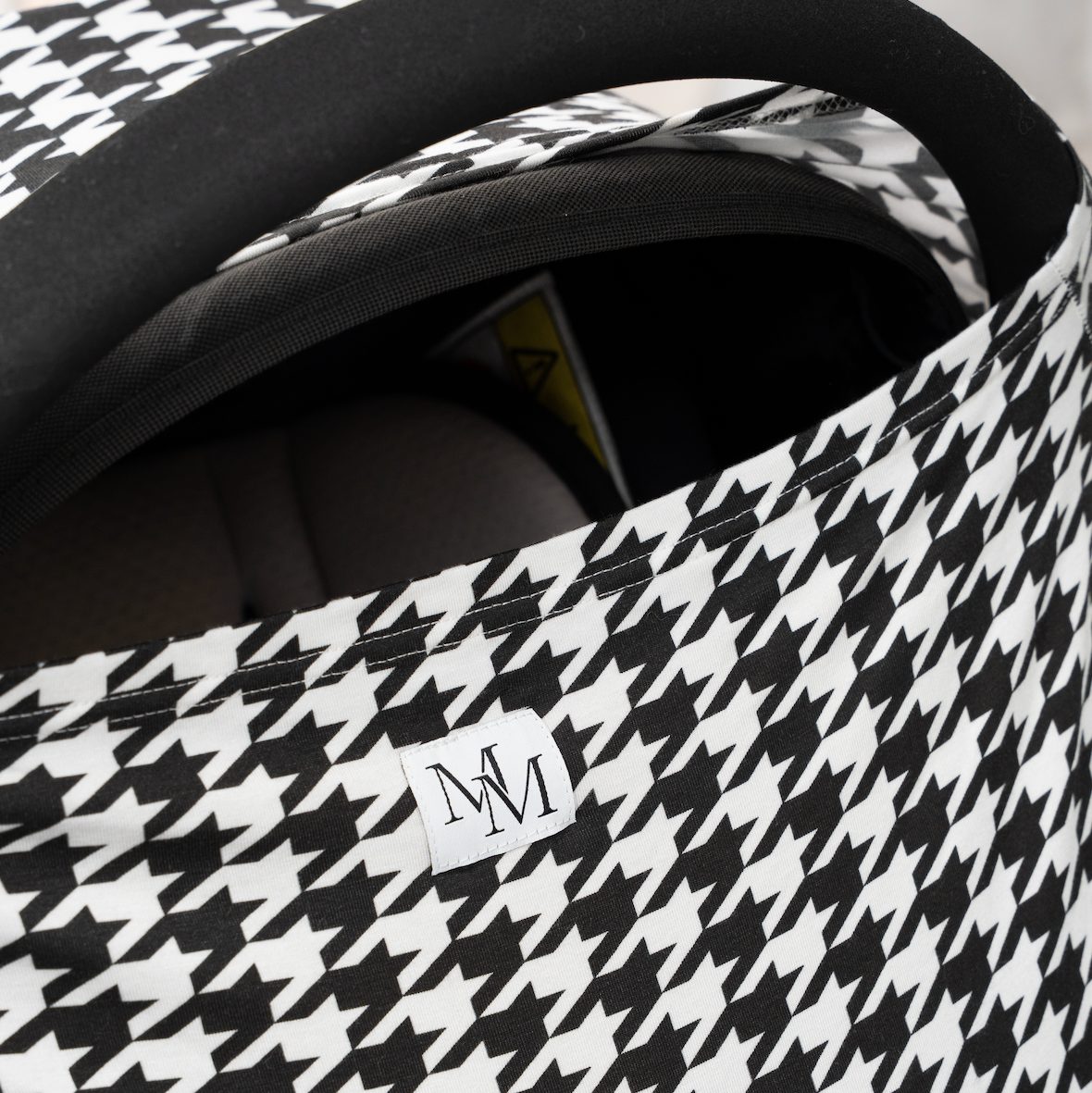 Black Houndstooth Multi-Use Cover