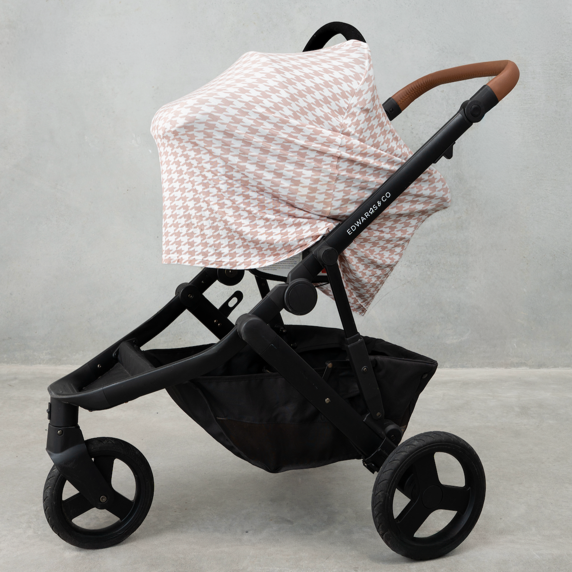Beige Houndstooth Multi-Use Cover