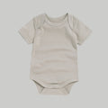 Short Sleeve Onesie - Crayon Grey