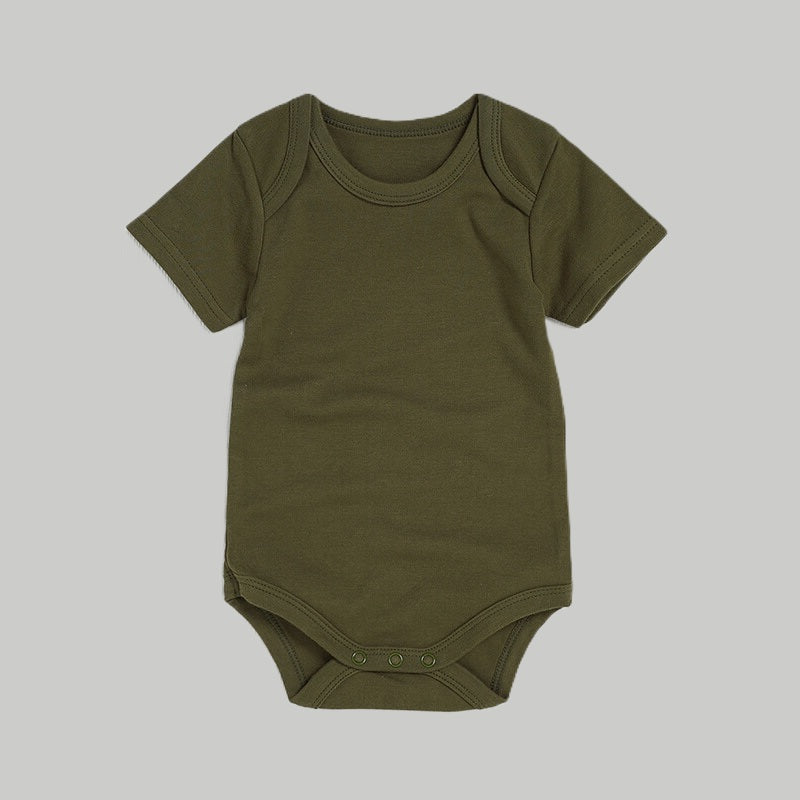 Short Sleeve Onesie - Dark Green