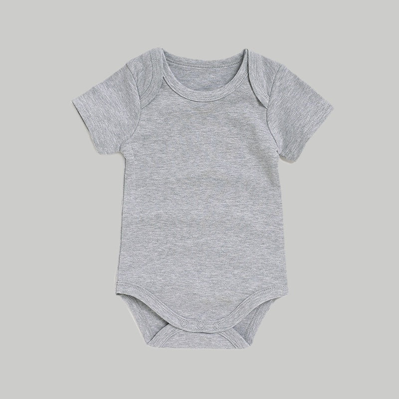 Short Sleeve Onesie - Grey