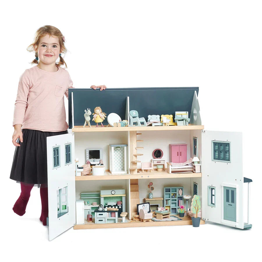 Dovetail Doll House - Tender Leaf Toys | Large Wooden Doll House NZ