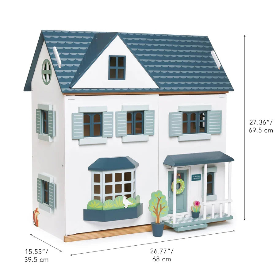 Dovetail Doll House - Tender Leaf Toys | Large Wooden Doll House NZ