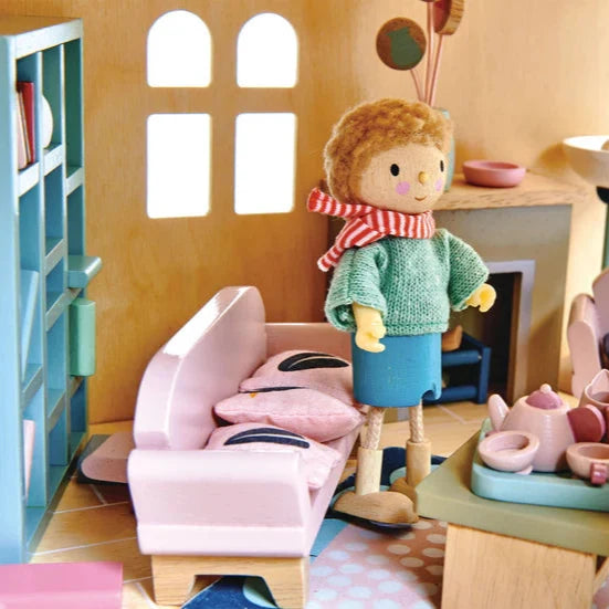 Mr Goodwood & Dog – Tender Leaf Toys | Wooden Doll NZ