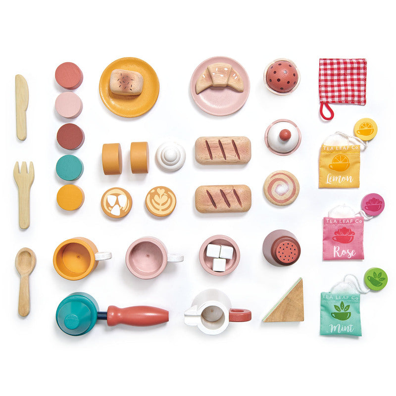 Mini Chef Bird’s Nest Café Wooden Playset - Tender Leaf Toys | Pretend Play NZ