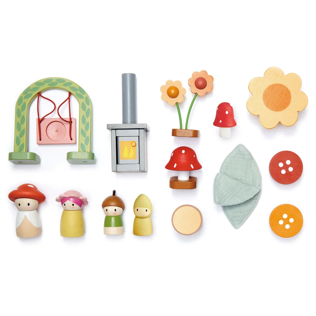 Merrywood Rosewood Cottage - Tender Leaf Toys | Wooden Doll House
