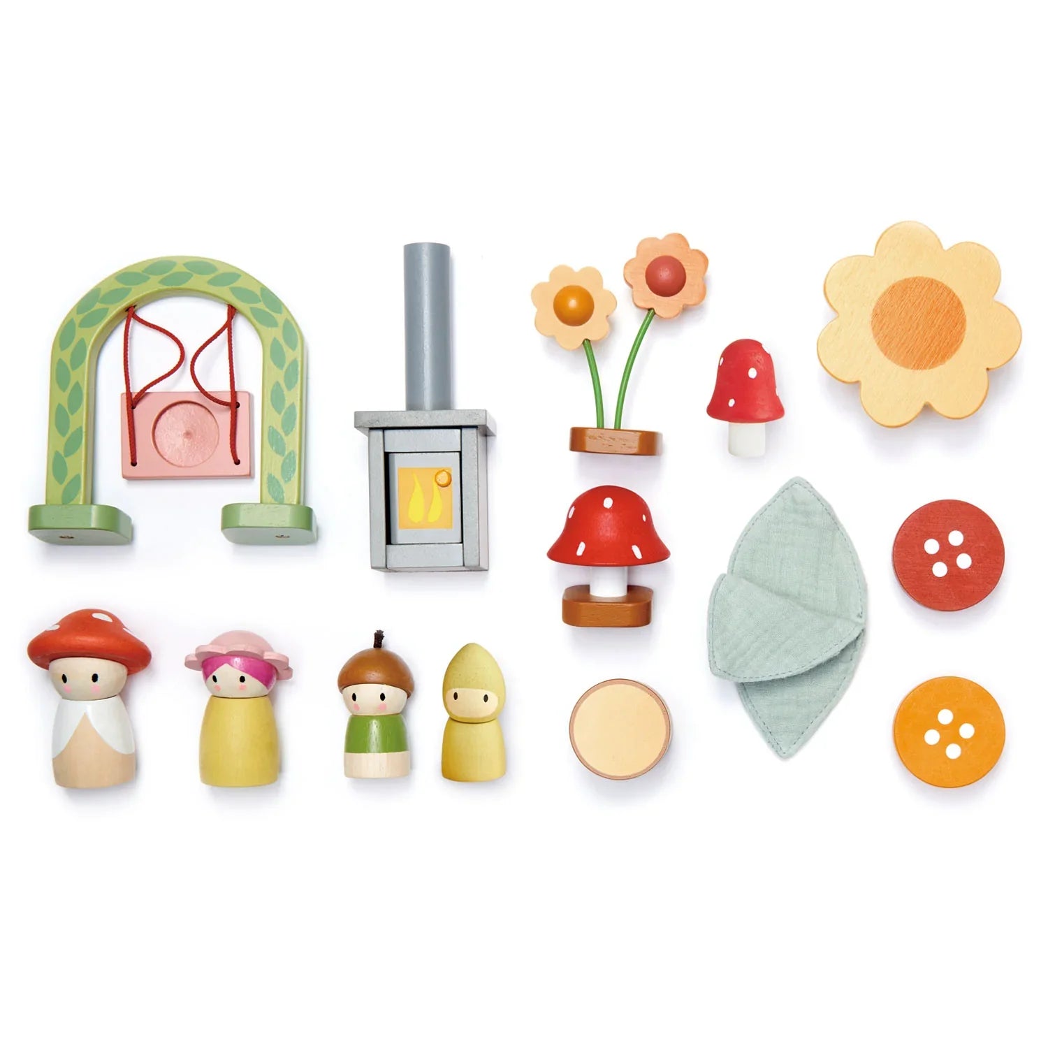 Merrywood Rosewood Cottage - Tender Leaf Toys | Wooden Doll House