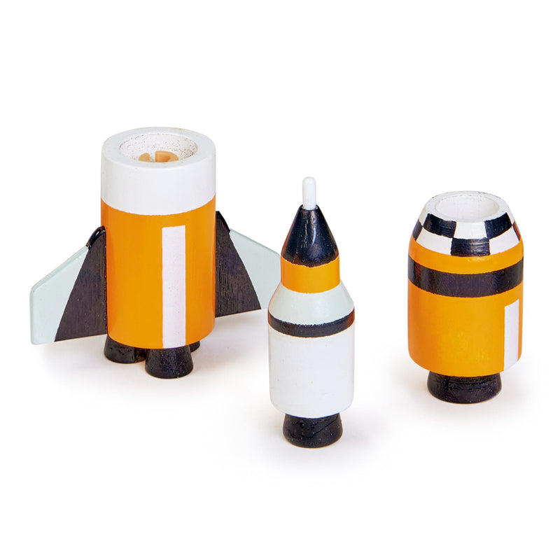 Wooden Space Voyager Vehicle Set - Tender Leaf Toys | Wooden Rocket NZ