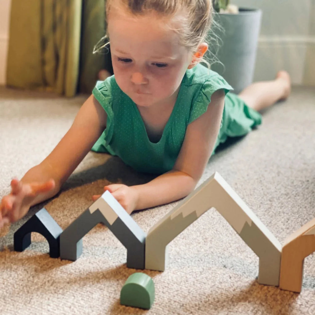 Wooden Mountain Pass Stacking Arches - Tender Leaf Toys | Wooden Toy NZ