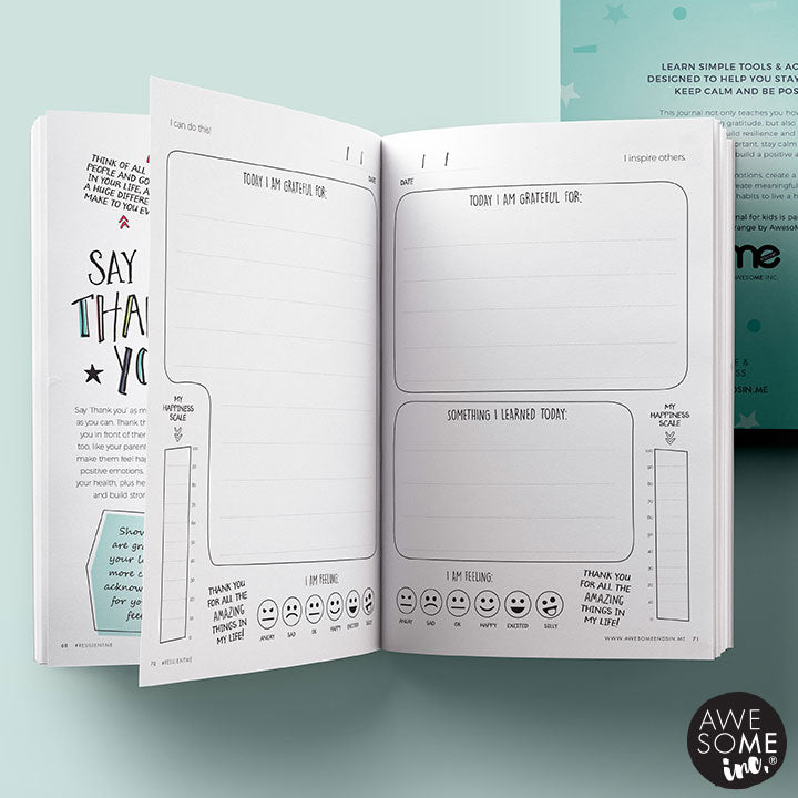 Resilient ME Gratitude Journal for Kids – Awesome Ends in ME (age 5-12)