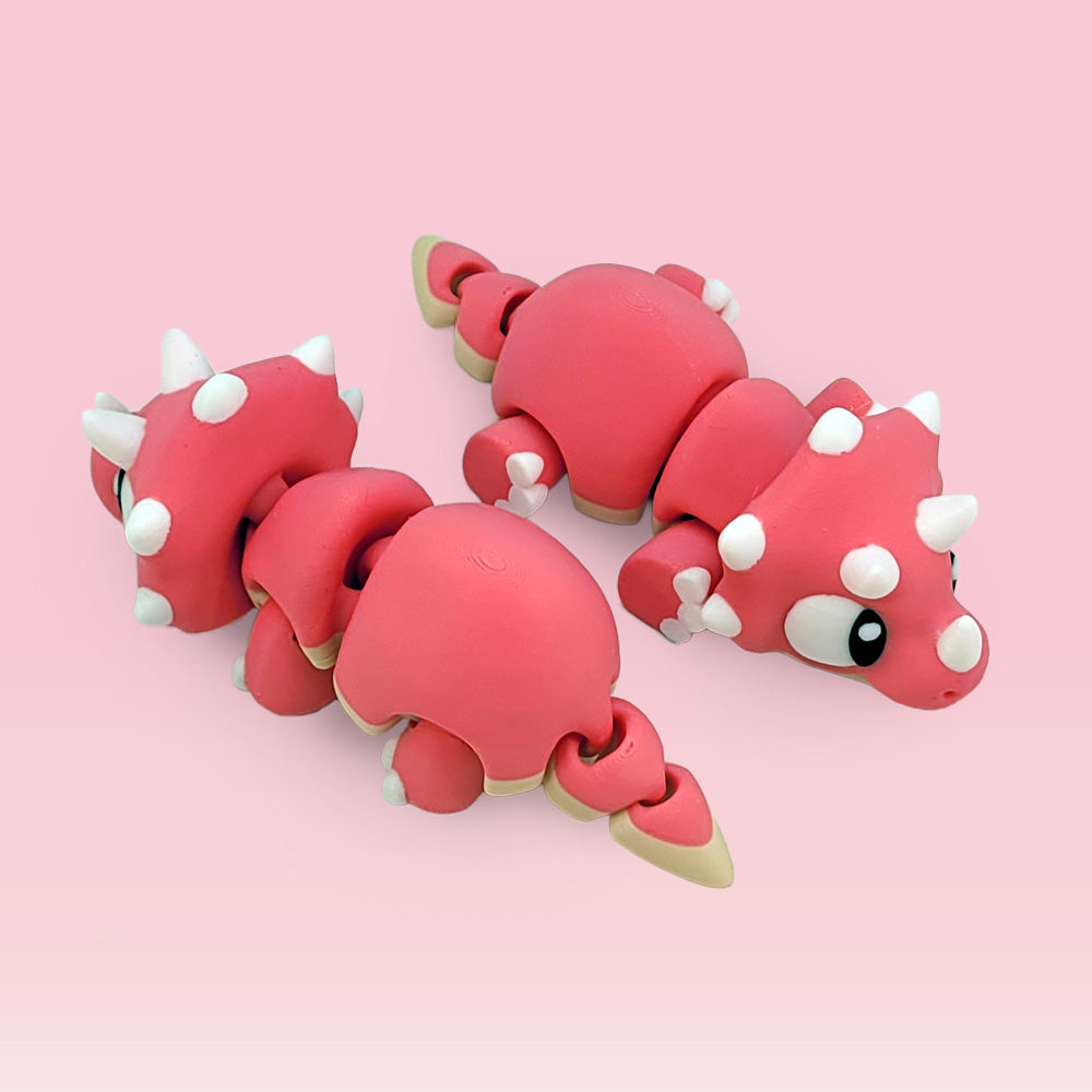 3D Print Baby Dinos - Tricerotops