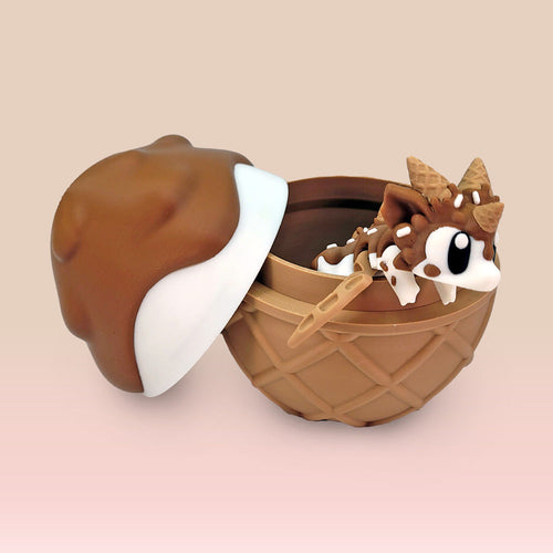 3D Print Brown Sugar Rush Baby Dragon Egg