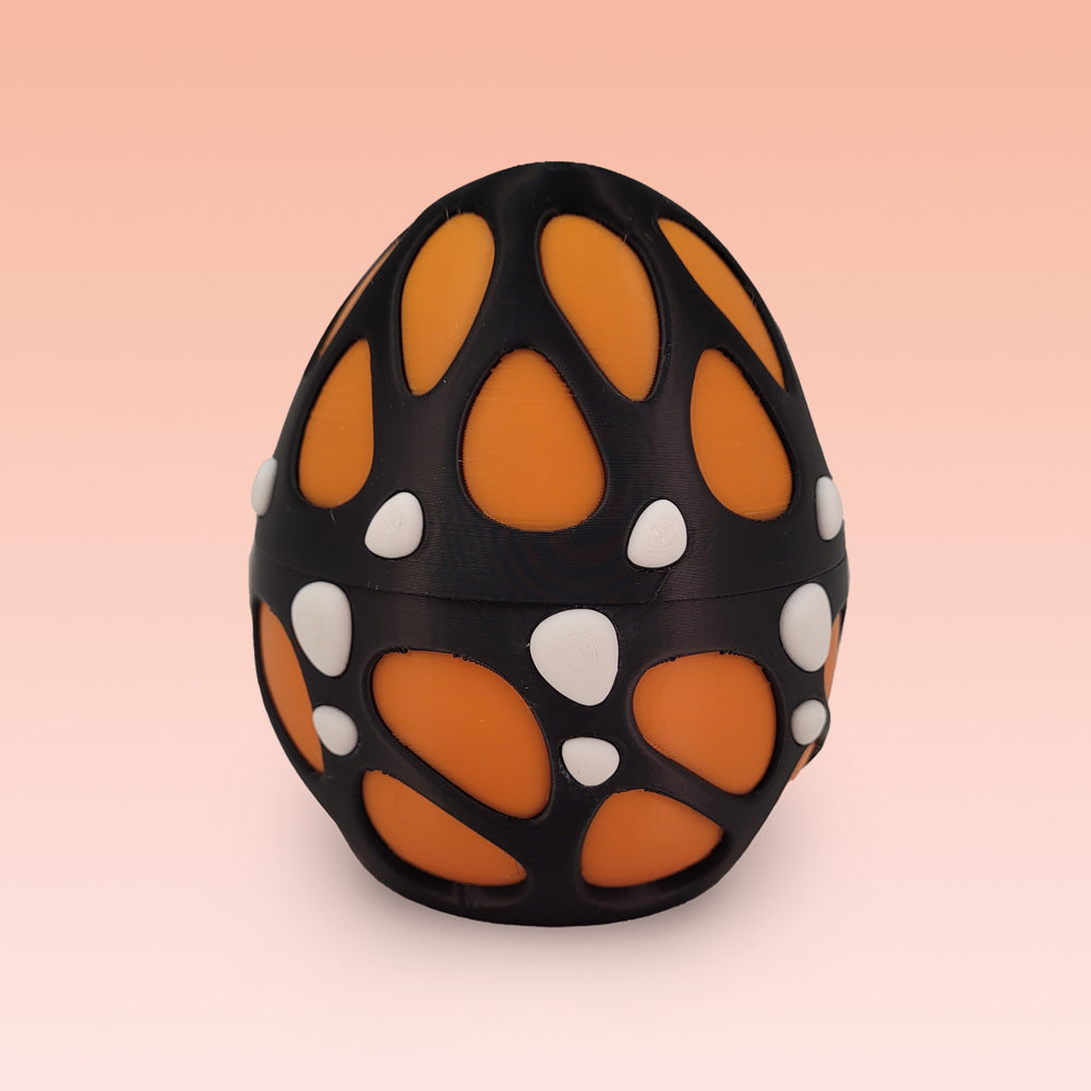 3D Print Orange Butterfly Baby Dragon Egg