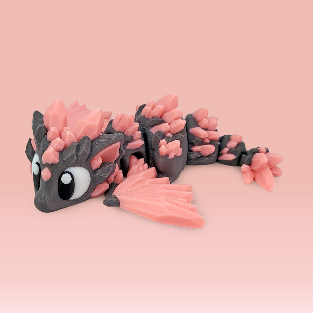 3D Print Pink Glow in the Dark Crystal Baby Dragon
