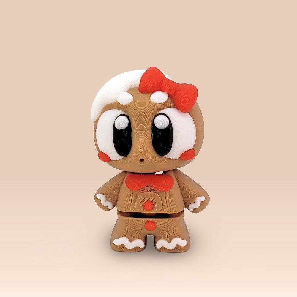 3D Print Christmas Gingerbread Girl