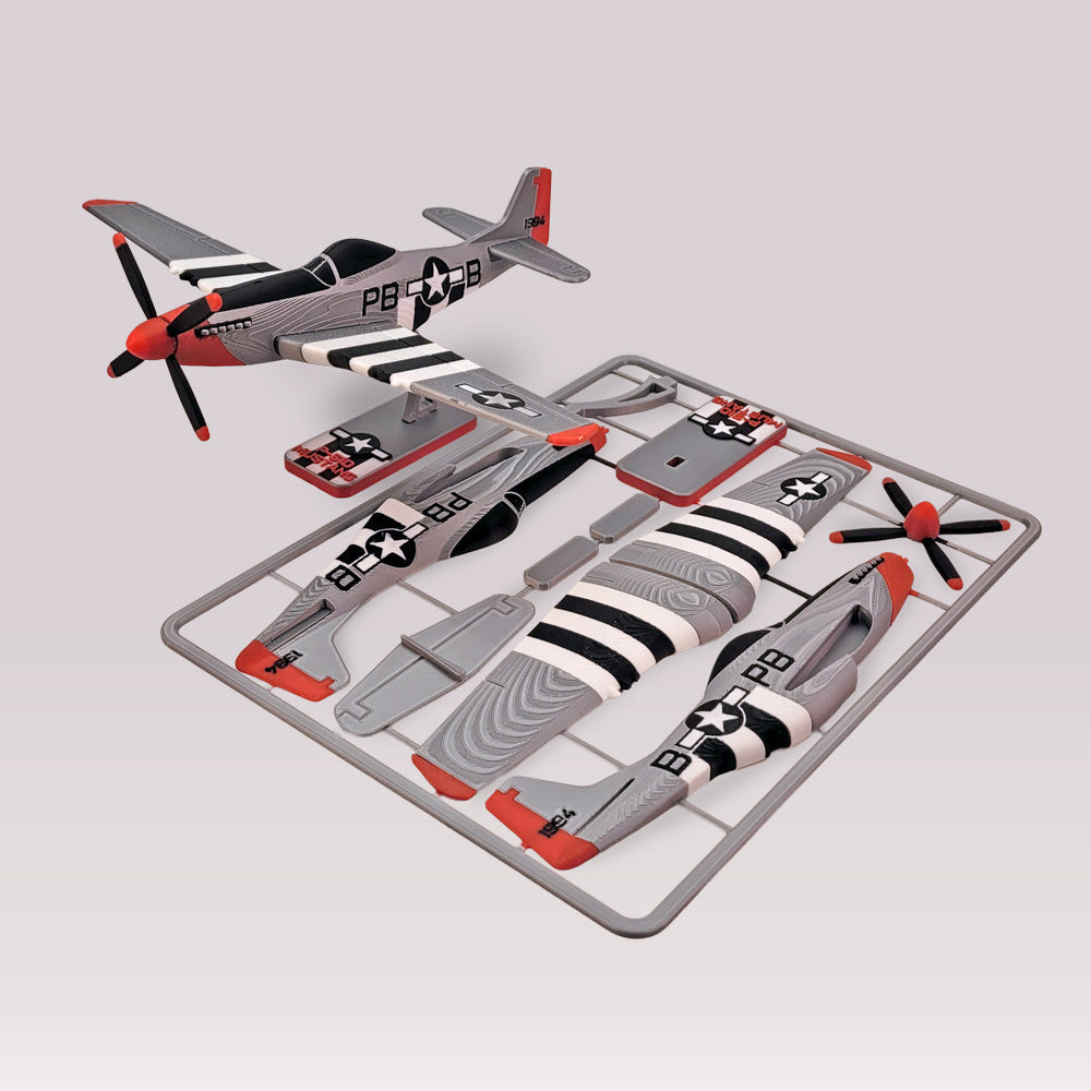 3D Print P51D Mustang Kit Card