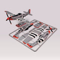 3D Print P51D Mustang Kit Card