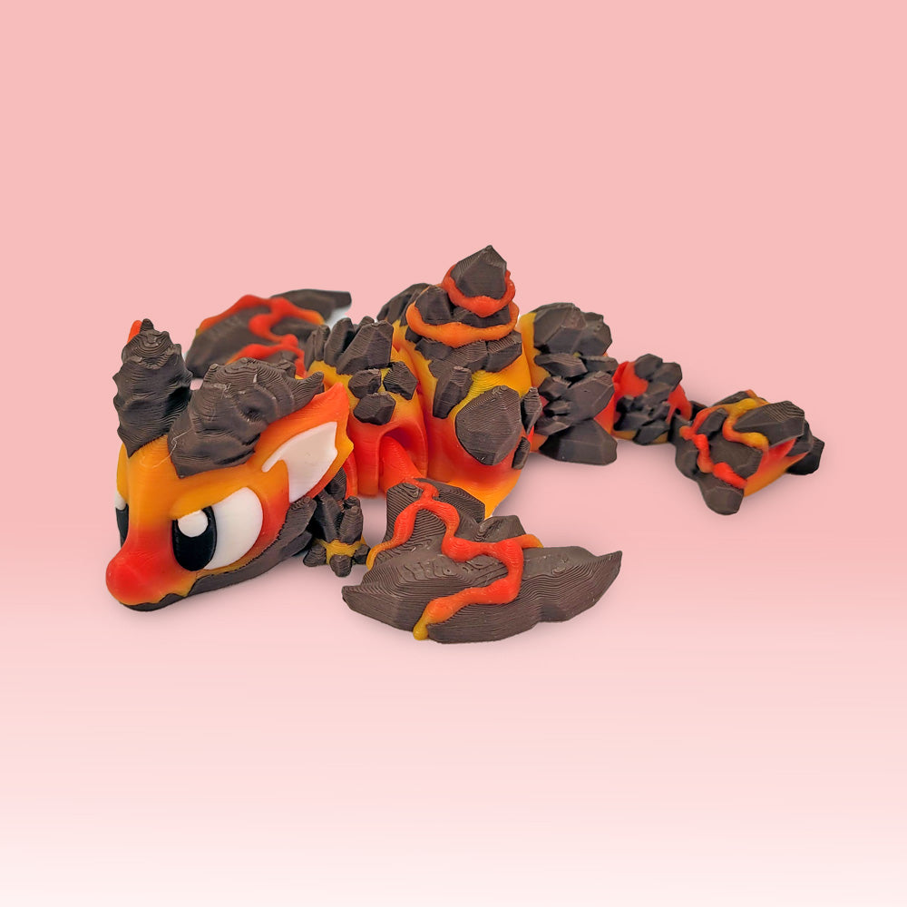 3D Print Lava Baby Dragon
