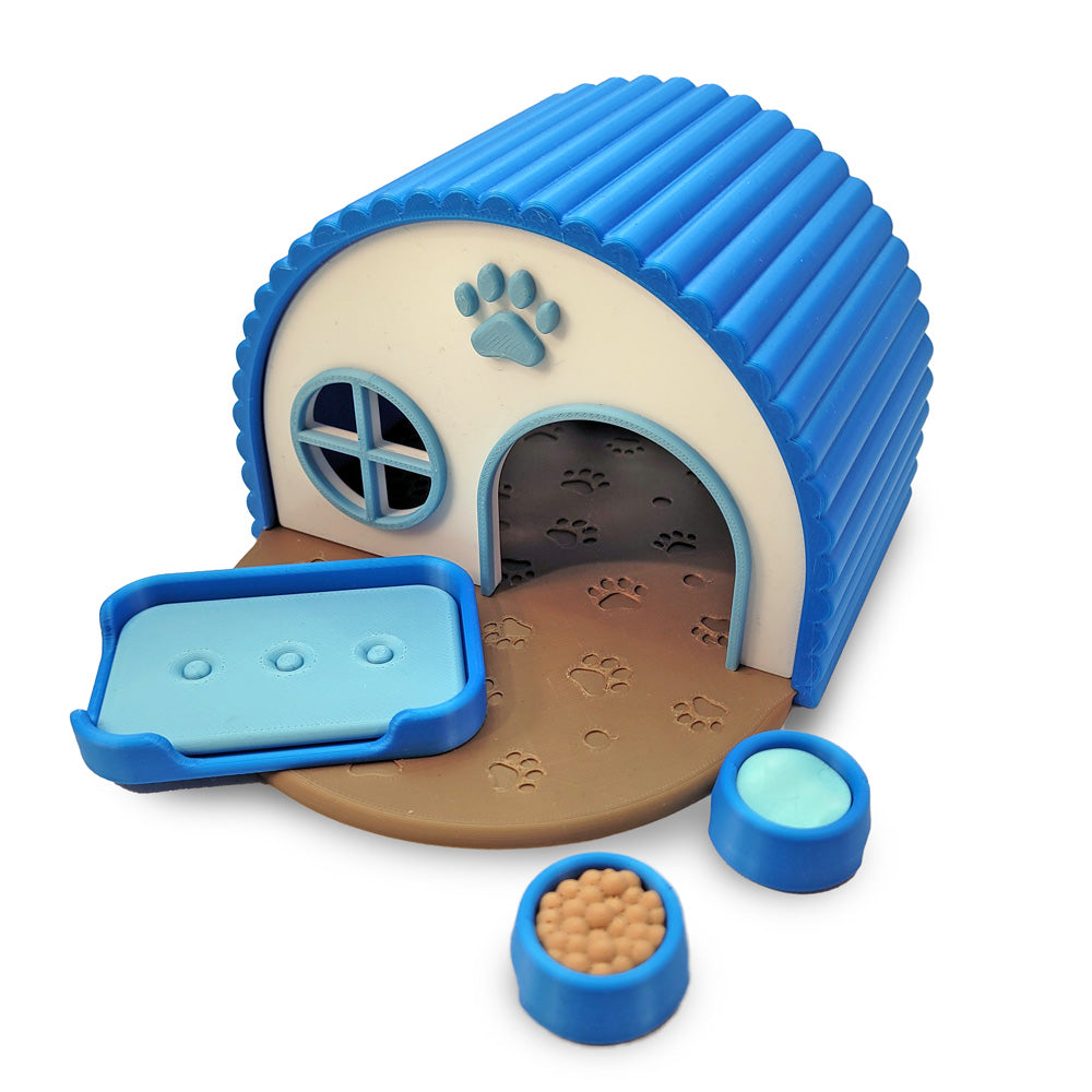 3D Print Blue Wigglet Play House