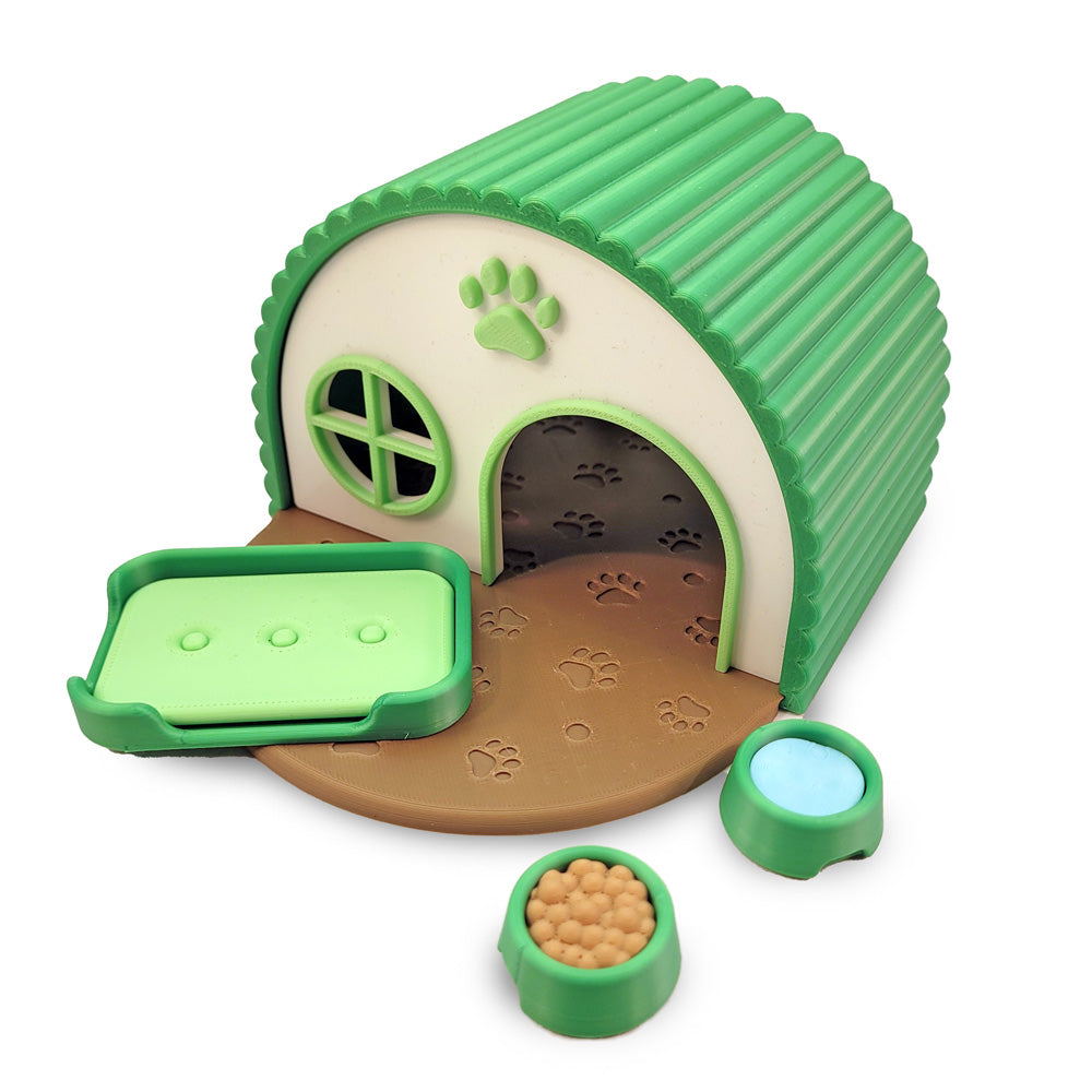 3D Print Green Wigglet Play House