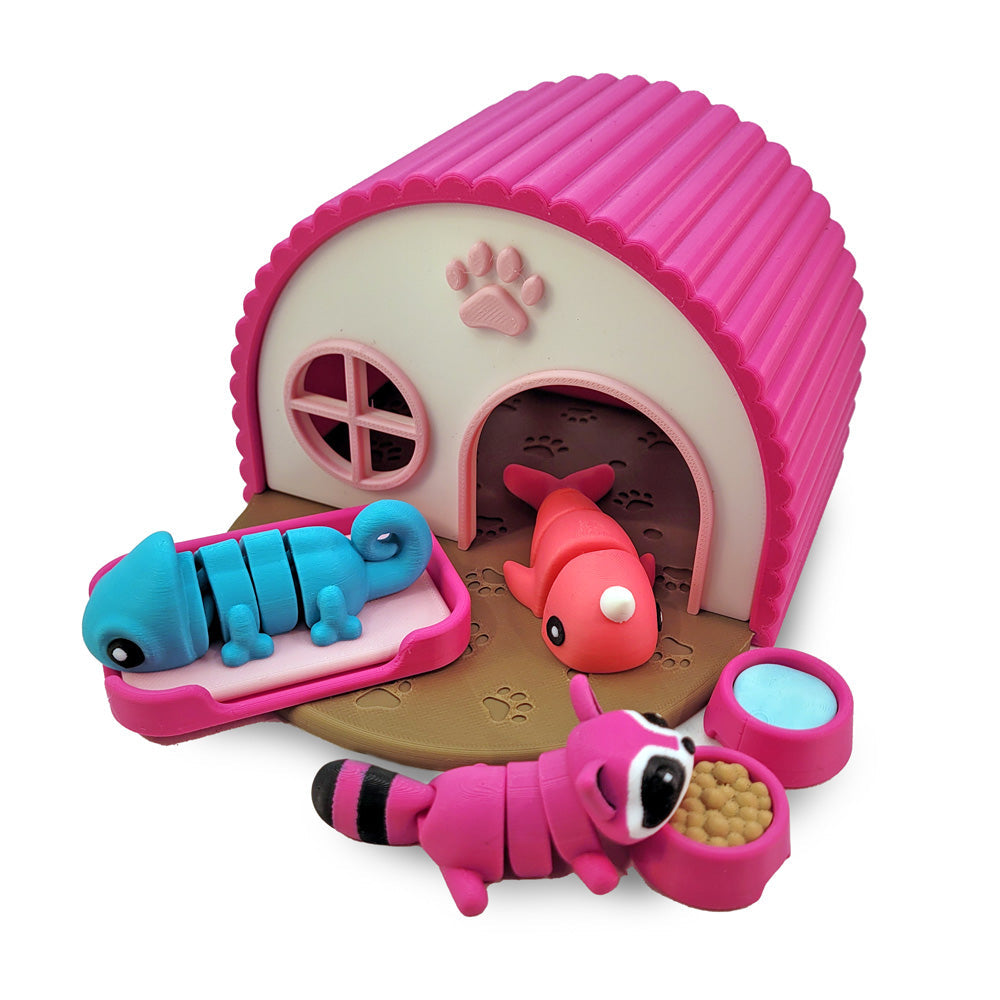 3D Print Pink Wigglet Play House