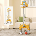 142CM Kids Basketball Hoop Stand Height Adjustable Water Base - Yellow