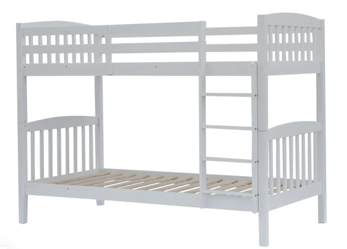 White Bunk Bed S+S