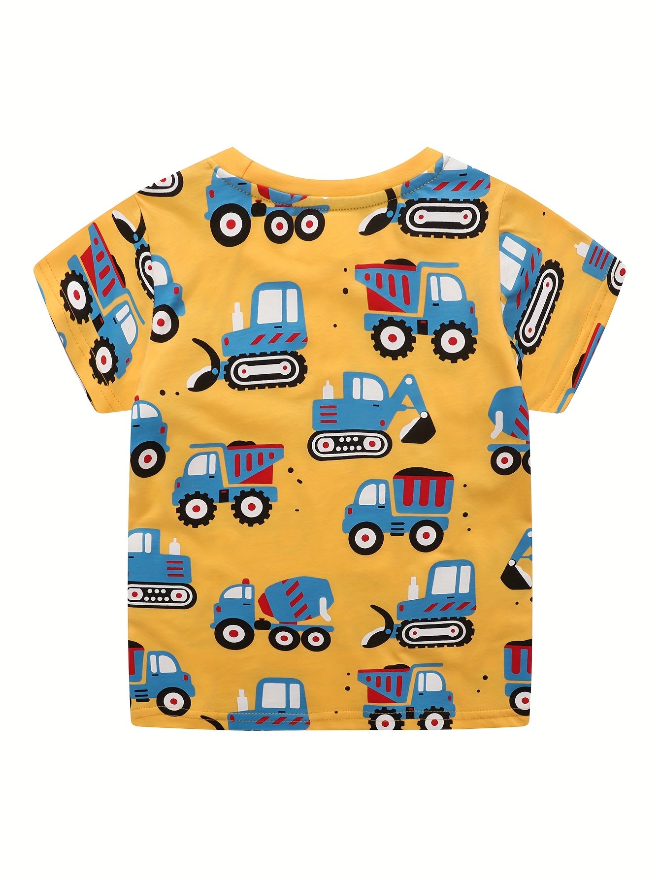 Excavator Short-Sleeve T-Shirt for Boys