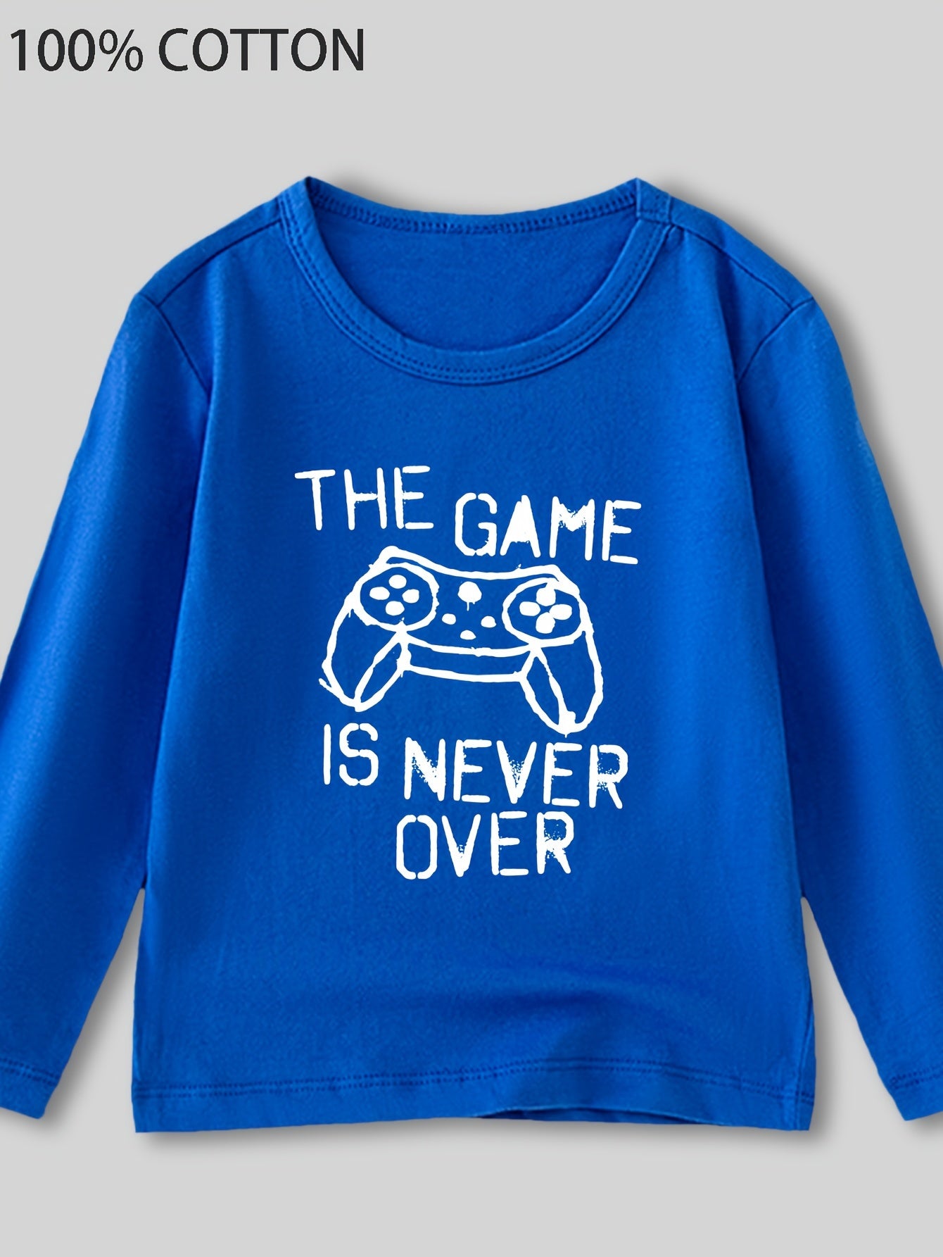 THE GAME IS NEVER OVER Print Boys' T-Shirt