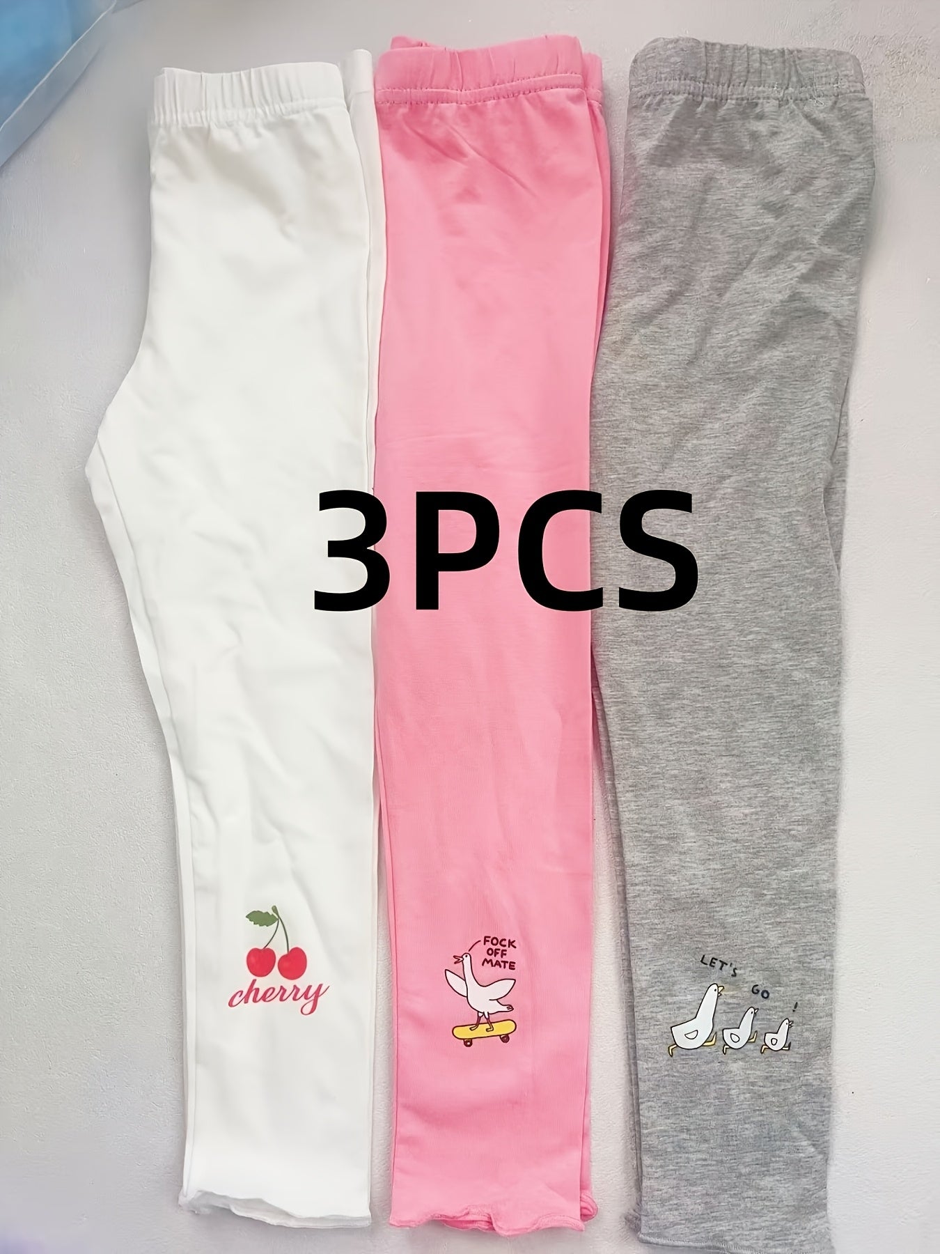 3pcs New Girls' Leggings Set