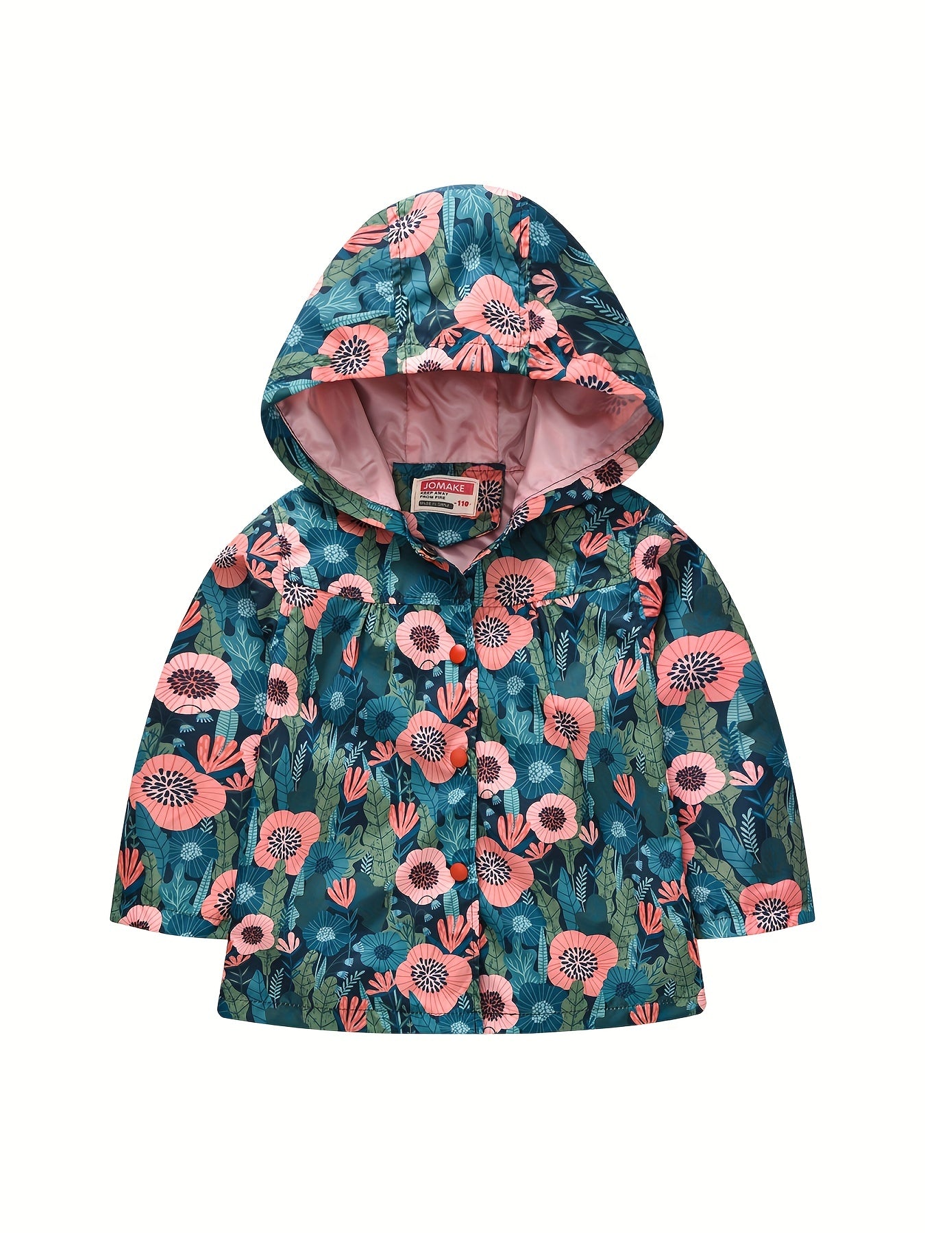Spring/Autumn New Style Girls' Hooded Windbreaker Jacket