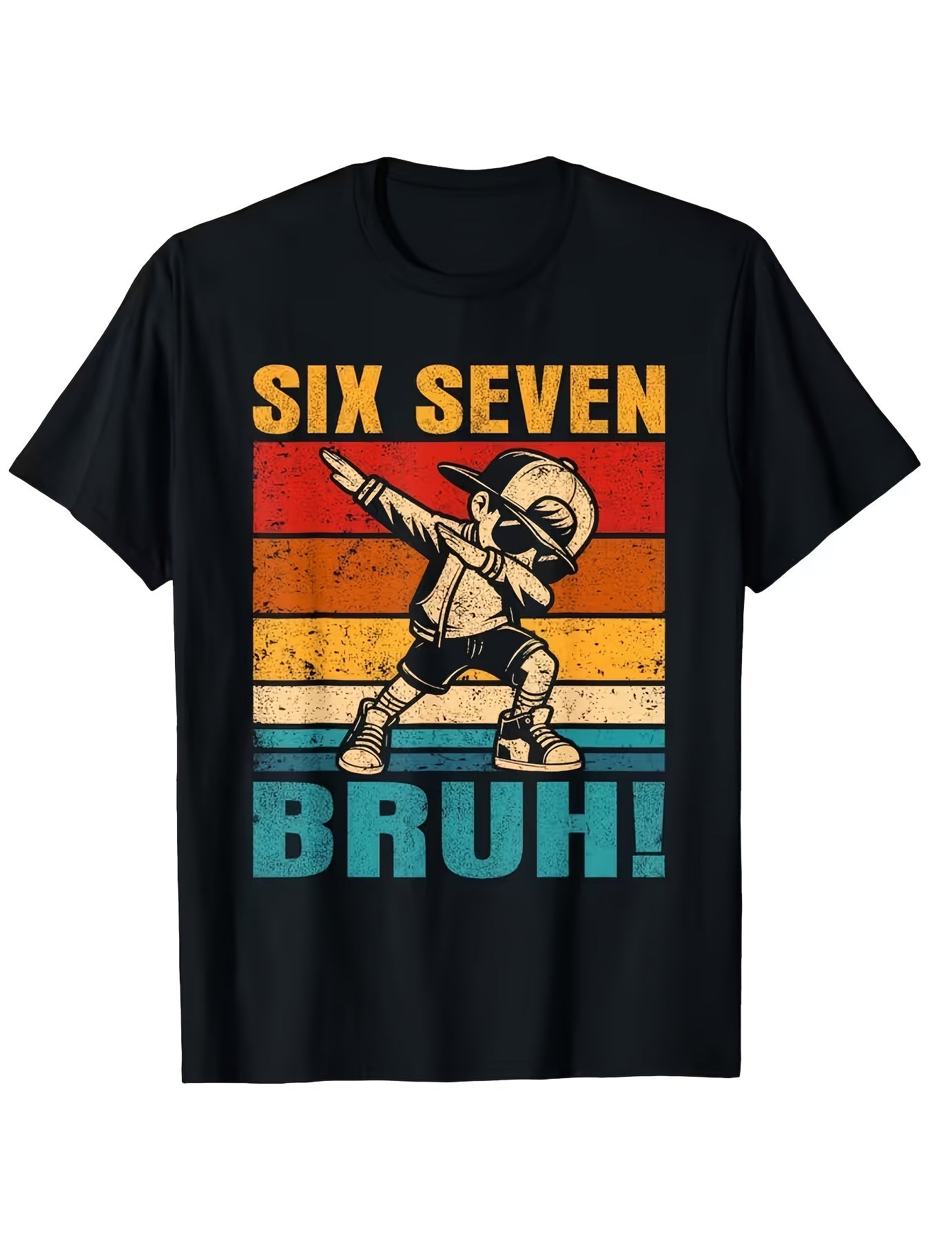 Fun Six Seven Bruh T-Shirt for Boys and Girls