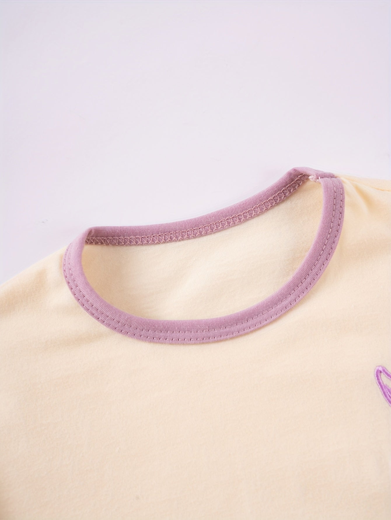 Girls' T-Shirt And Shorts Set Cute Pattern