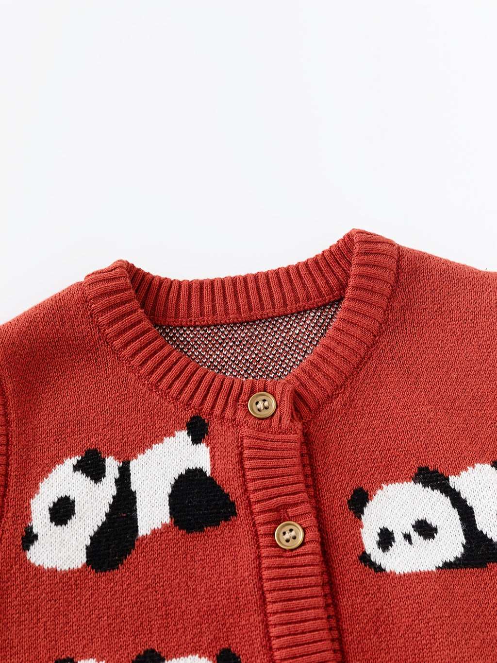 Adorable Panda Knit Sweater for Girls & Boys