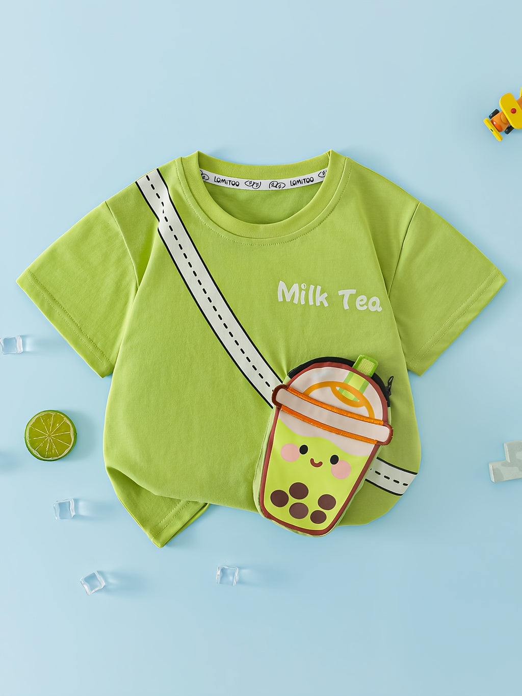 Milk Tea Versatile Short-Sleeve T-Shirt