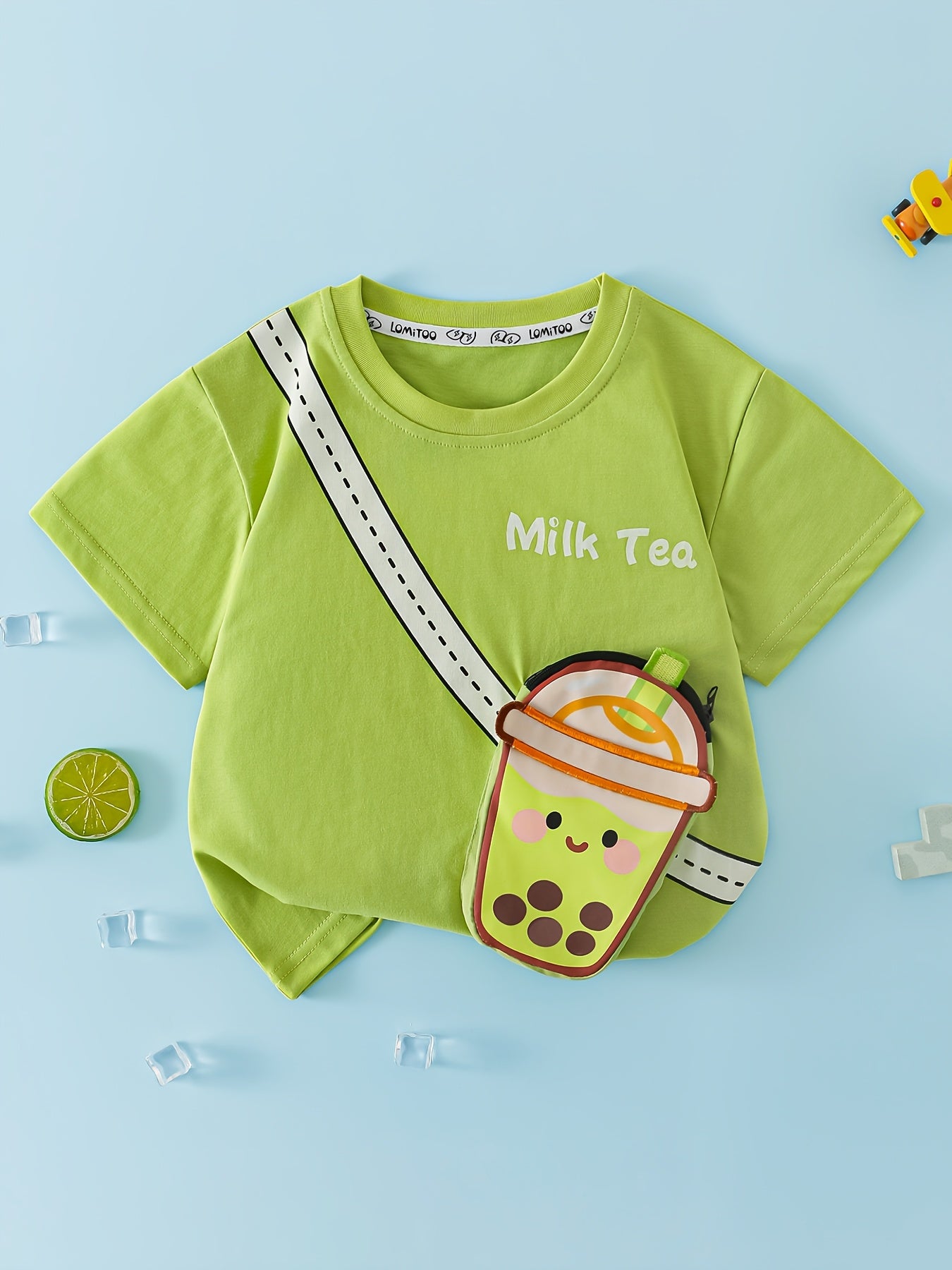 Milk Tea Versatile Short-Sleeve T-Shirt