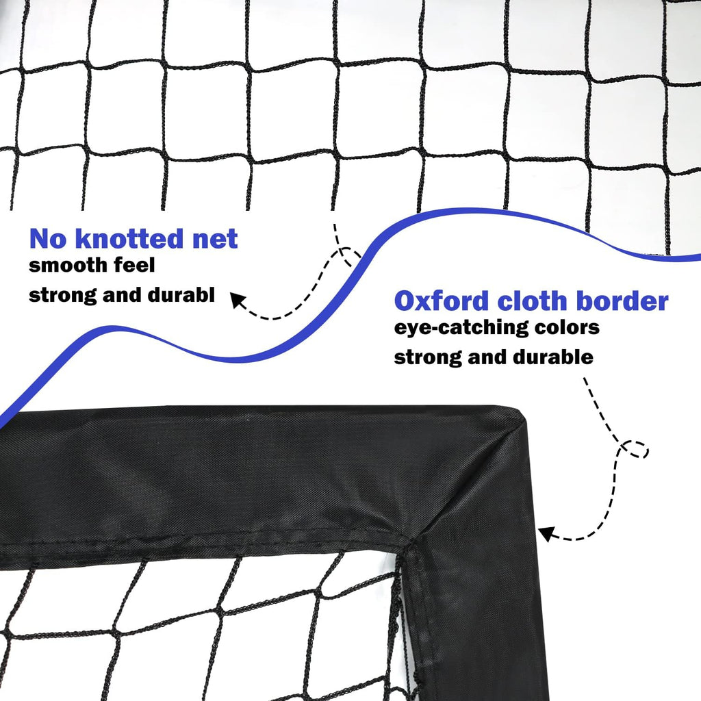2PCS Portable Kid Soccer Football Goals Pop Up Soccer Goals