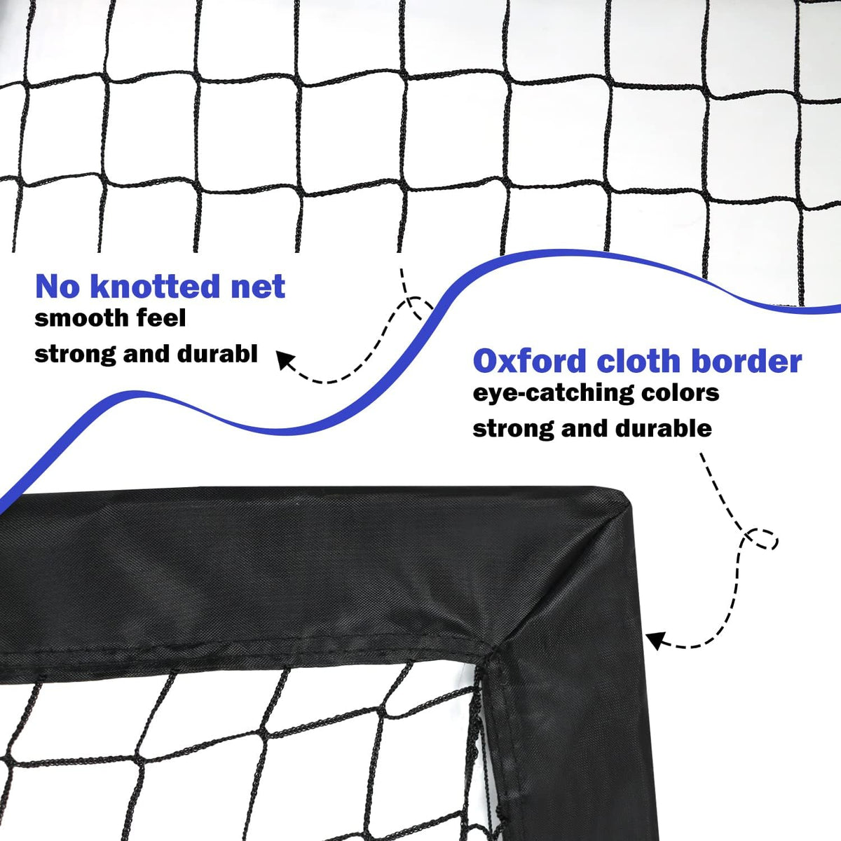 2PCS Portable Kid Soccer Football Goals Pop Up Soccer Goals