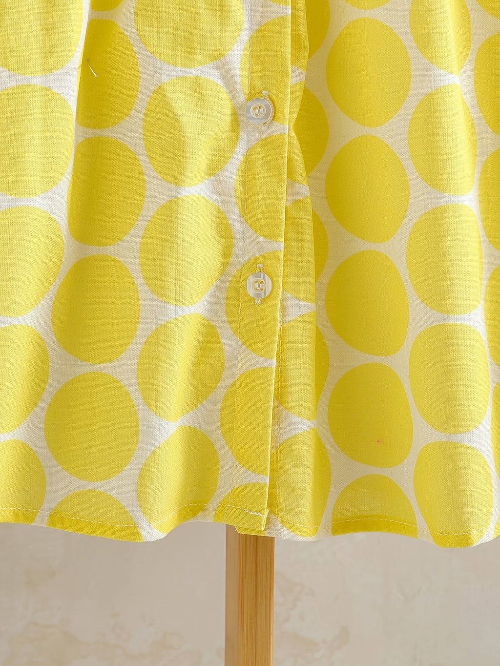 Big Polka Dot Lemon Dress