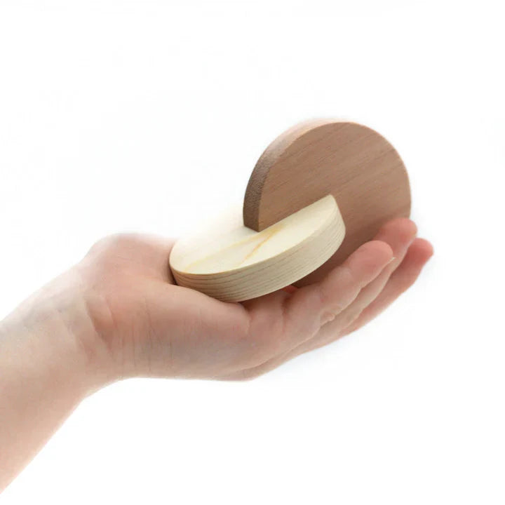 Wooden Dual Discs – QToys | Wooden Baby Toy NZ
