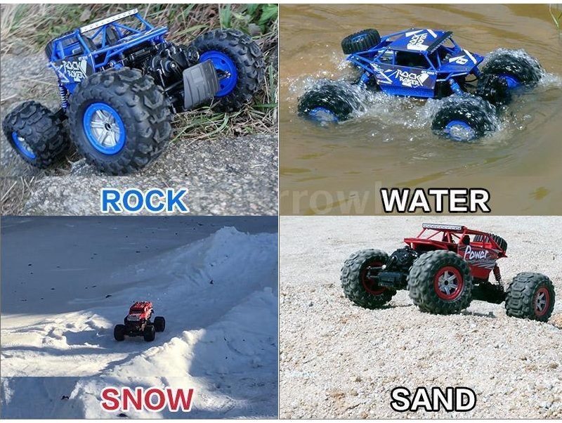 2.4G 4WD Amphibious Crawler RC Buggy Car