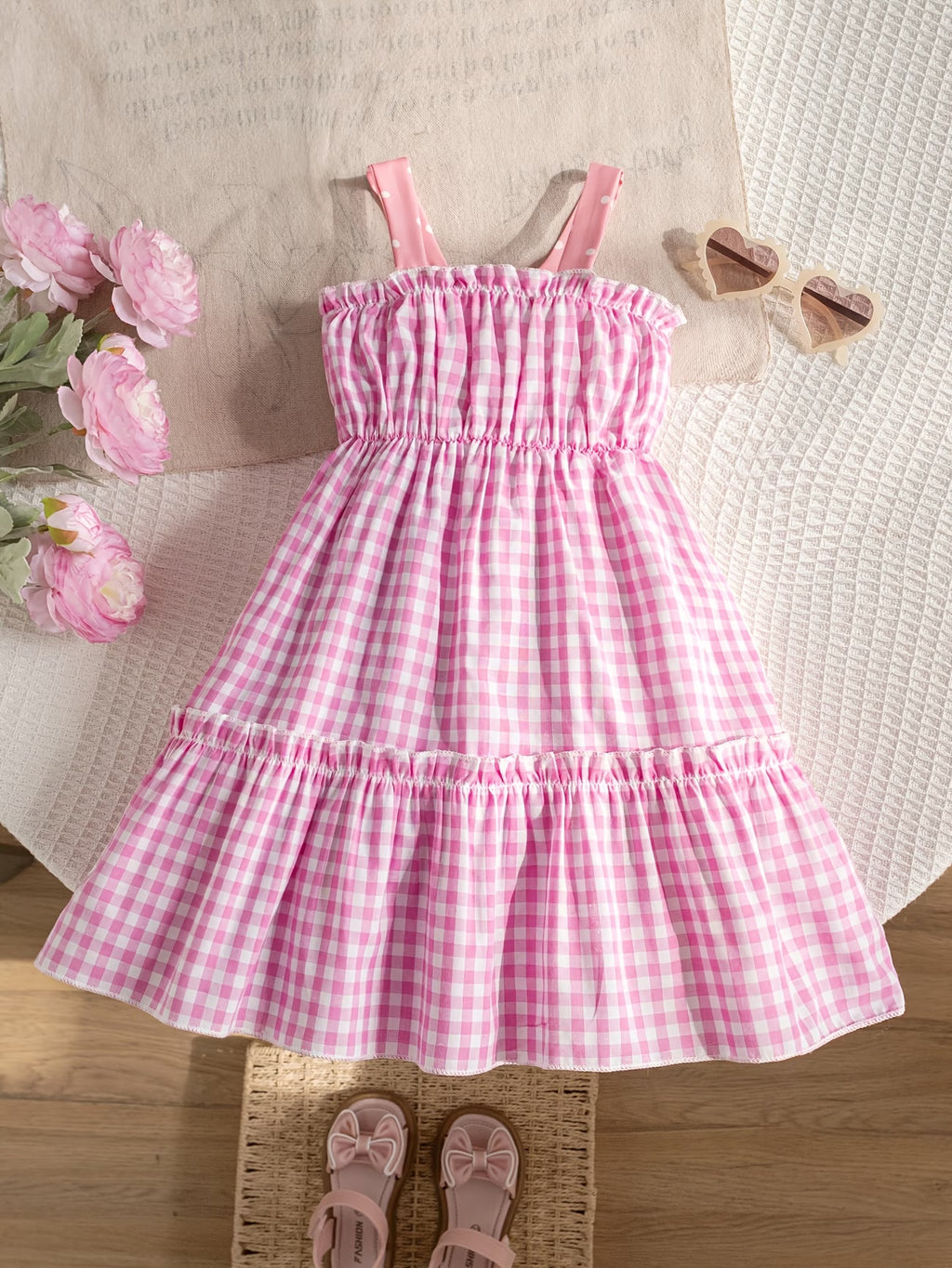 Water Melon Appliqué Embroidery Dress
