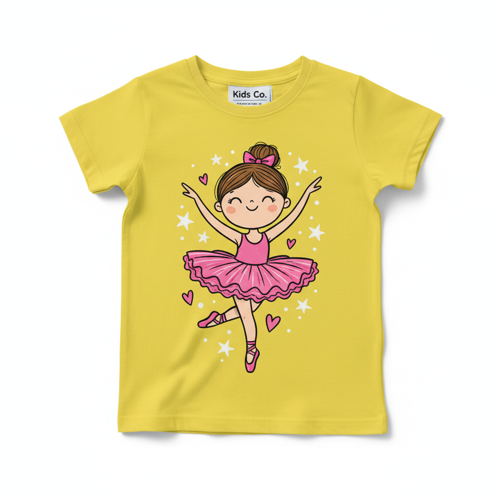 Yellow Ballerina T-Shirt